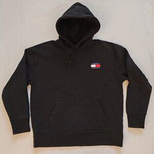 Tommy Black heavy hoodie Size : M